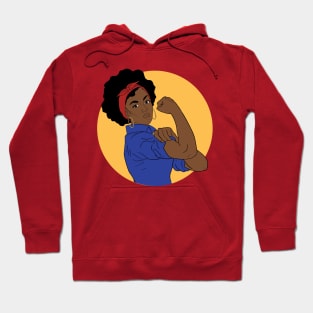 Blak woman too strong Hoodie